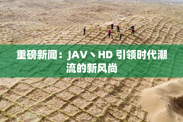 重磅新闻：JAV丶HD 引领时代潮流的新风尚