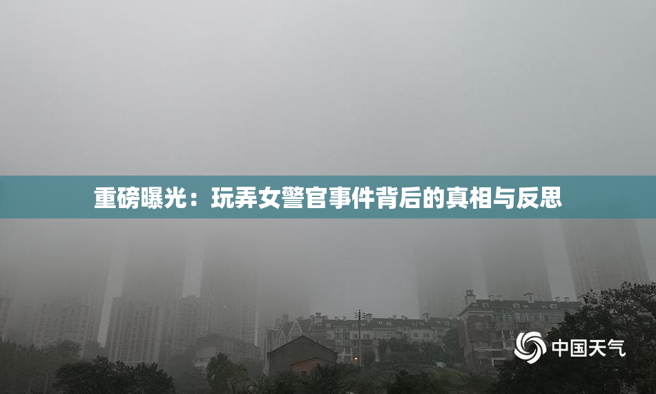 重磅曝光：玩弄女警官事件背后的真相与反思