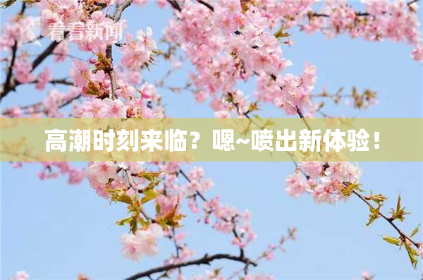 高潮时刻来临？嗯~喷出新体验！