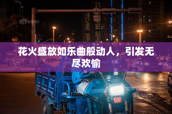 花火盛放如乐曲般动人，引发无尽欢愉