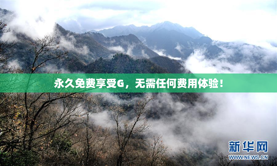 永久免费享受G，无需任何费用体验！