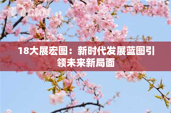 18大展宏图：新时代发展蓝图引领未来新局面