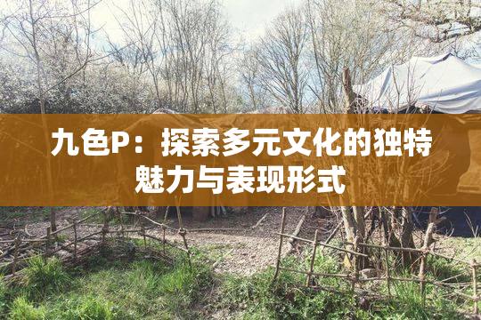 九色P：探索多元文化的独特魅力与表现形式