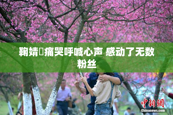 鞠婧祎痛哭呼喊心声 感动了无数粉丝