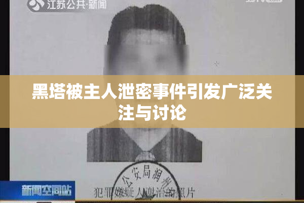 黑塔被主人泄密事件引发广泛关注与讨论