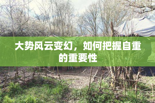大势风云变幻，如何把握自重的重要性