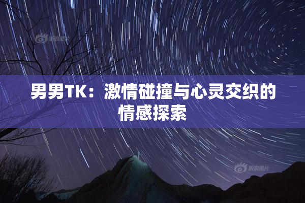 男男TK：激情碰撞与心灵交织的情感探索
