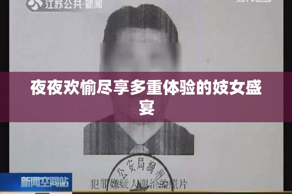 夜夜欢愉尽享多重体验的妓女盛宴