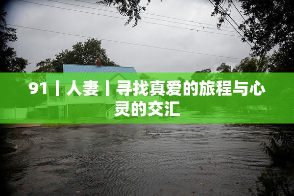 91丨人妻丨寻找真爱的旅程与心灵的交汇