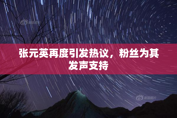张元英再度引发热议，粉丝为其发声支持