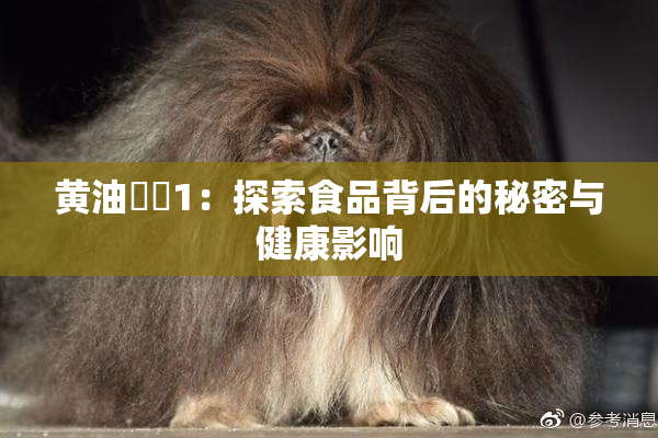 黄油❌‌1：探索食品背后的秘密与健康影响