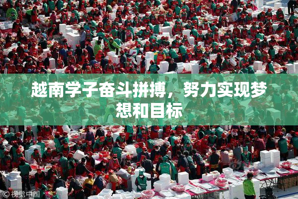 越南学子奋斗拼搏，努力实现梦想和目标
