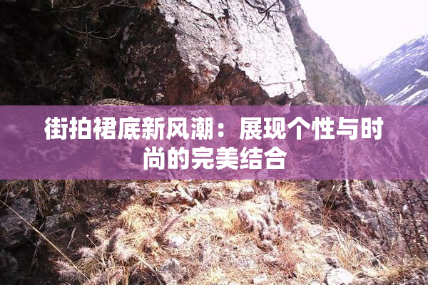 街拍裙底新风潮：展现个性与时尚的完美结合