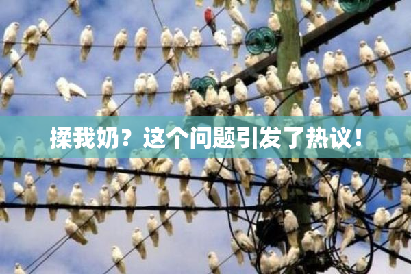 揉我奶？这个问题引发了热议！