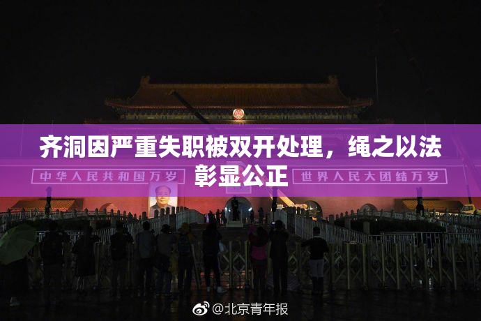 齐洞因严重失职被双开处理，绳之以法彰显公正