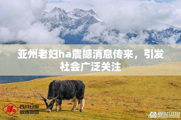 亚州老妇ha震撼消息传来，引发社会广泛关注
