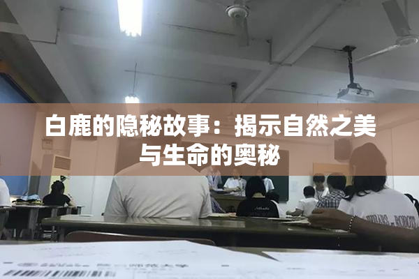 白鹿的隐秘故事：揭示自然之美与生命的奥秘