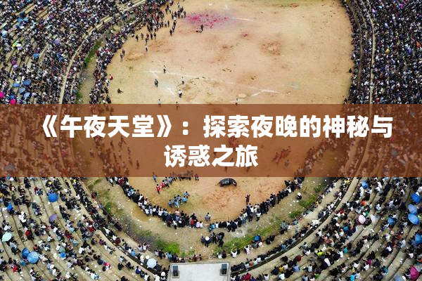 《午夜天堂》：探索夜晚的神秘与诱惑之旅