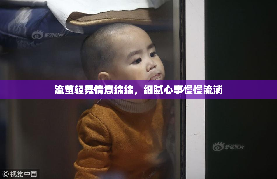 流萤轻舞情意绵绵，细腻心事慢慢流淌
