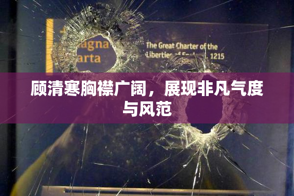 顾清寒胸襟广阔，展现非凡气度与风范