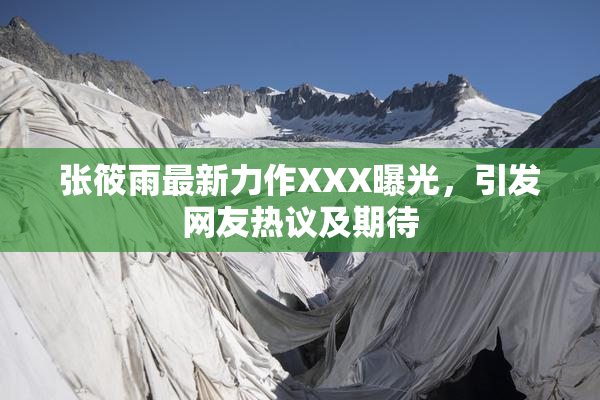 张筱雨最新力作XXX曝光，引发网友热议及期待