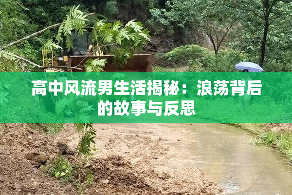 高中风流男生活揭秘：浪荡背后的故事与反思
