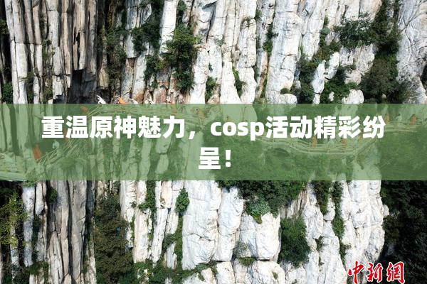 重温原神魅力，cosp活动精彩纷呈！