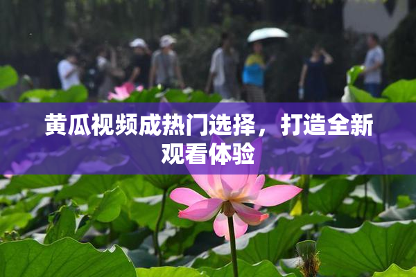 黄瓜视频成热门选择，打造全新观看体验