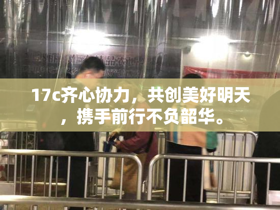 17c齐心协力，共创美好明天，携手前行不负韶华。