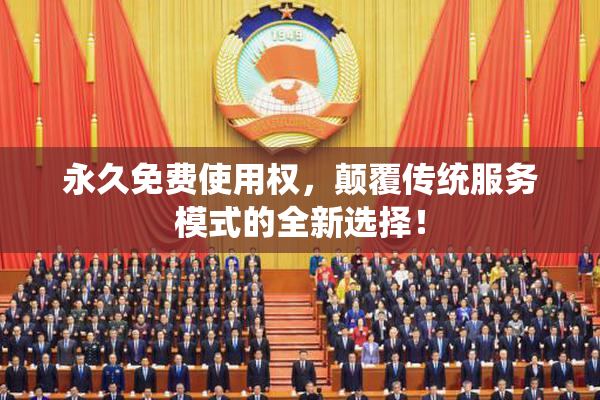 永久免费使用权，颠覆传统服务模式的全新选择！