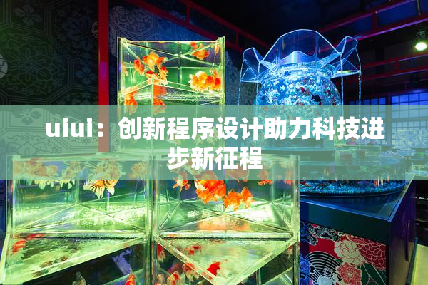 uiui：创新程序设计助力科技进步新征程