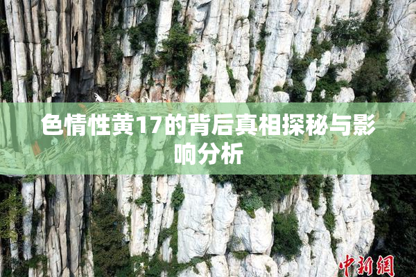 色情性黄17的背后真相探秘与影响分析